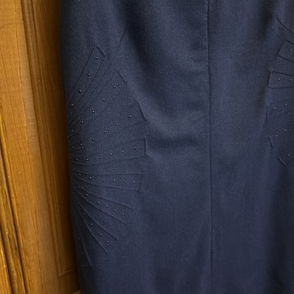 AKRIS PUNTO starburst angora/wool fully lined shift dress US 10 F 42 - Picture 4 of 8